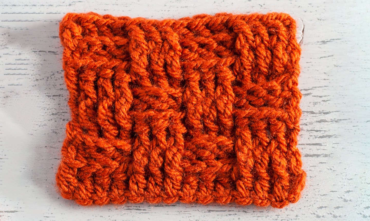 Beautiful Basket Weave Knitting Stitch for Beginners