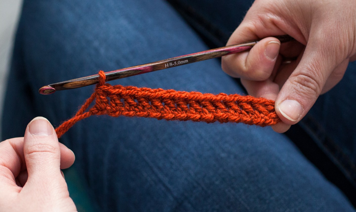 Photo Tutorial – How To Crochet: The Open Weave Stitch