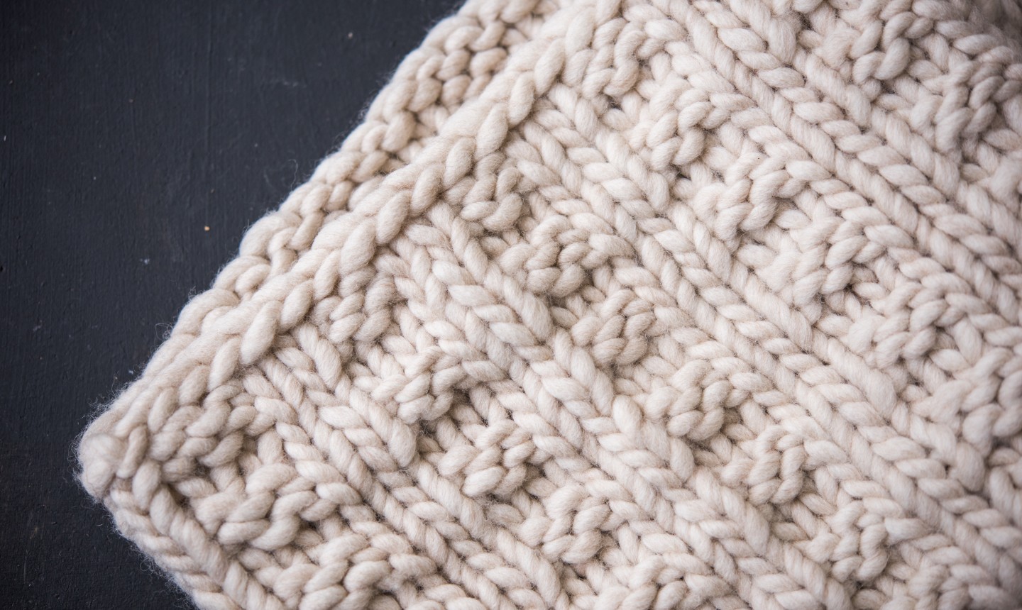 A version of the Waffle stitch knitting pattern ideal for