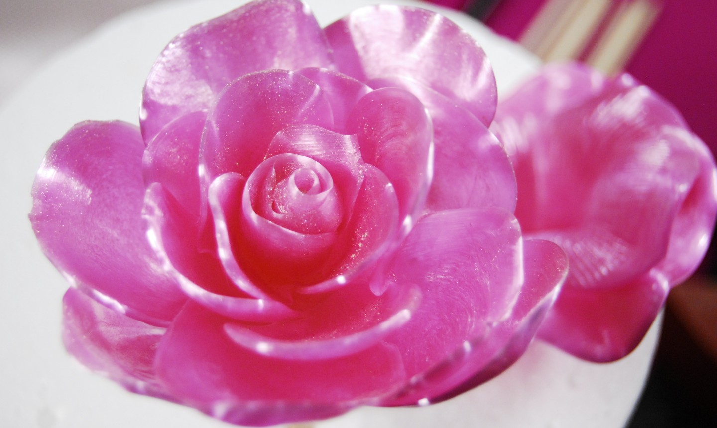 pink sugar work roses