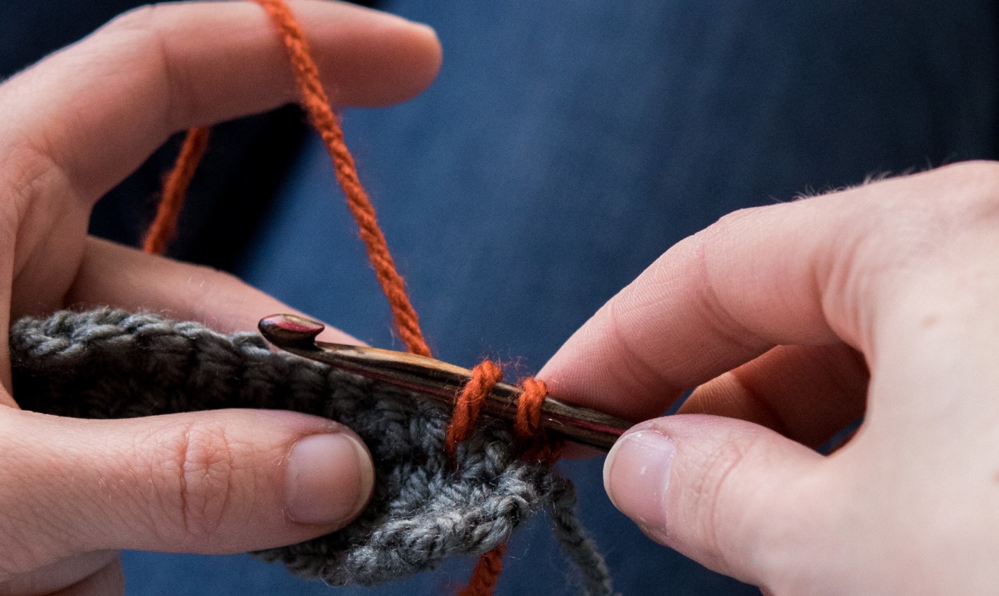 crochet spike stitch