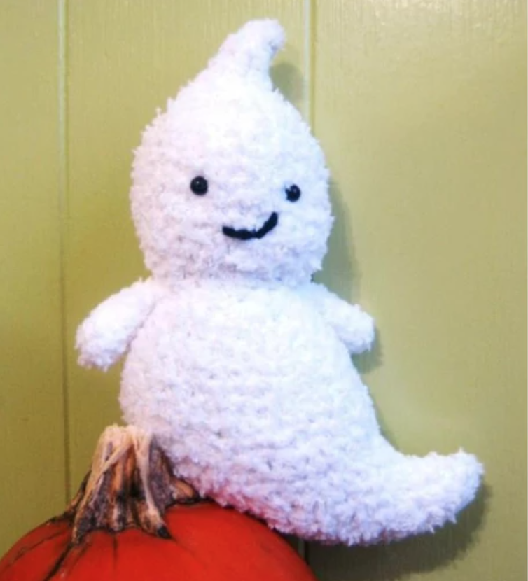 Crochet yoga ghost amigurumi: Crochet pattern | Ribblr