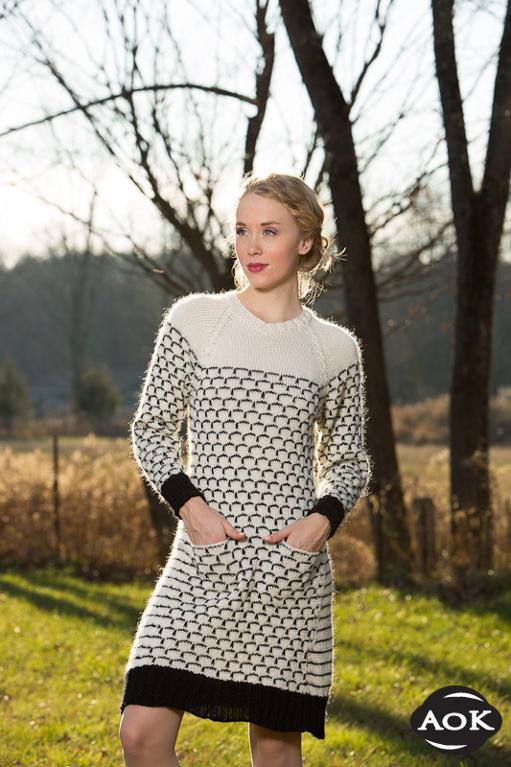 knitted dress winter