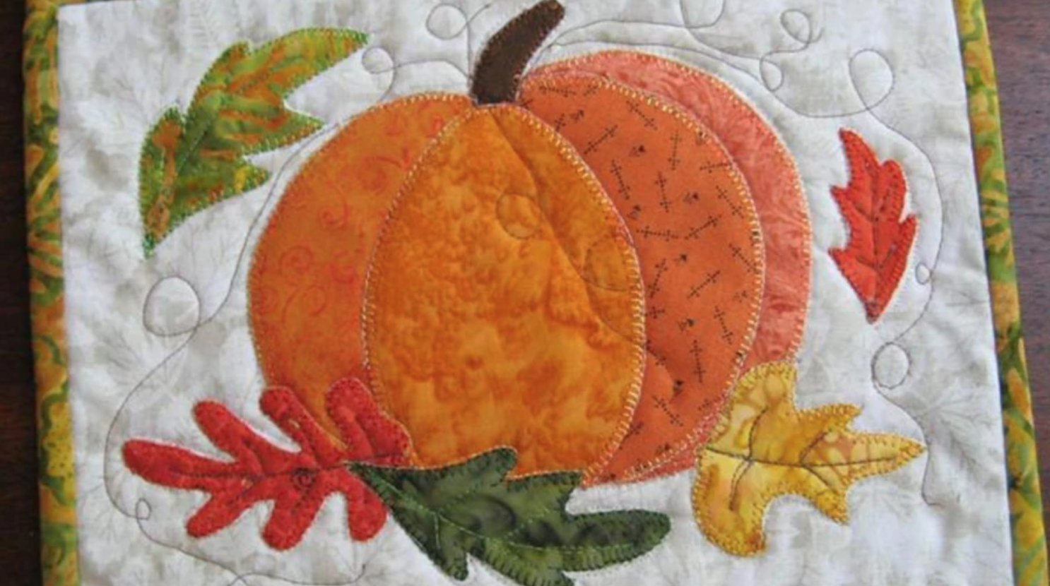 pumpkin mug rug