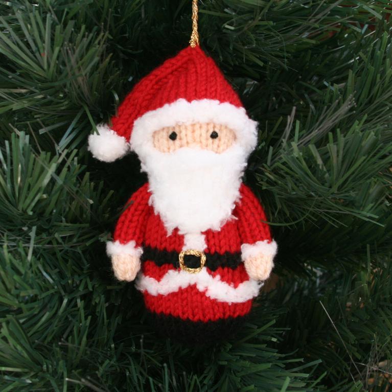 mini santa knitting pattern