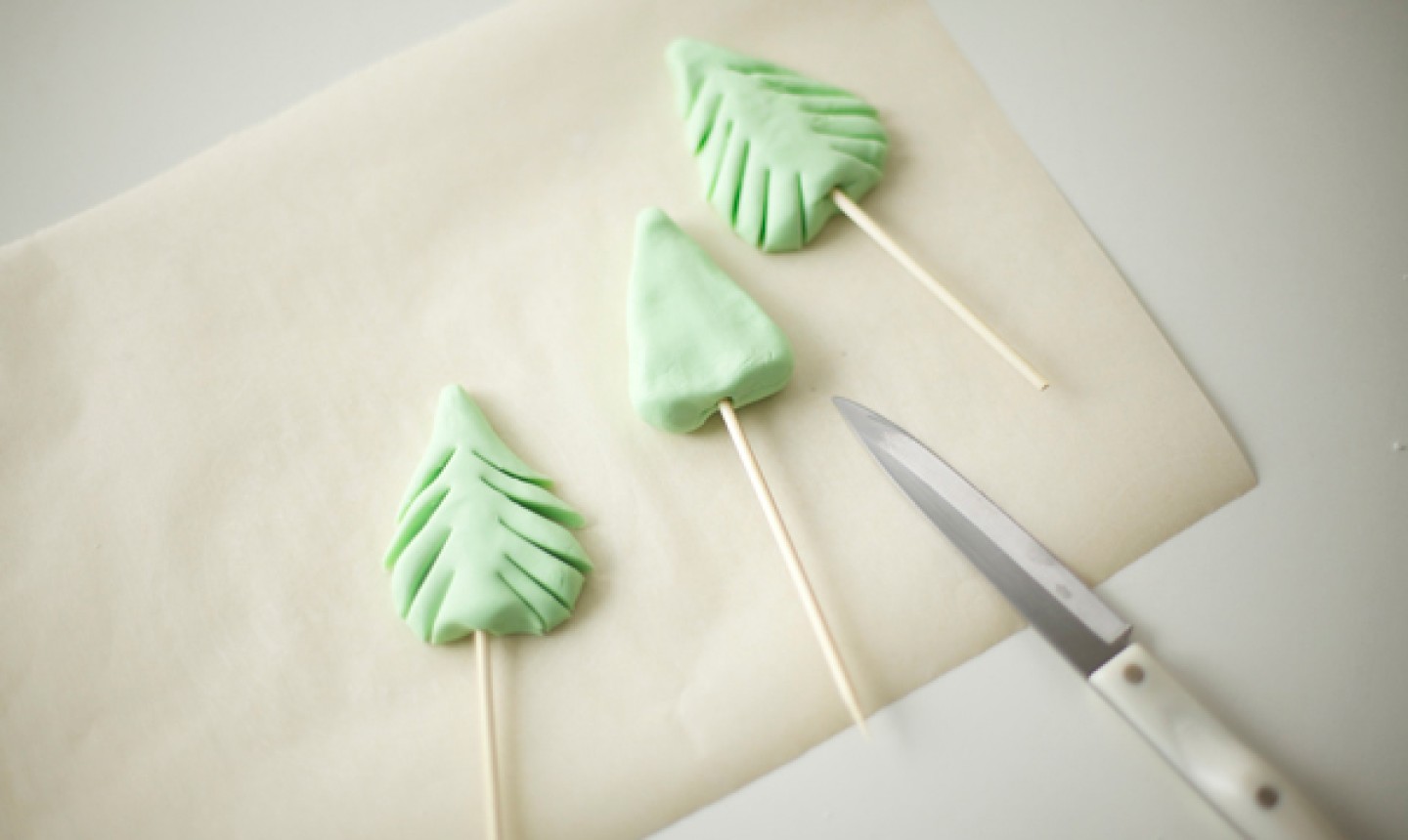 fondant trees