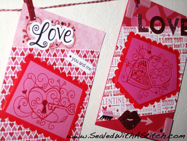 Paper Crafts Meet Embroidery in This In-The-Hoop Valentine Cardproduct featured image thumbnail.