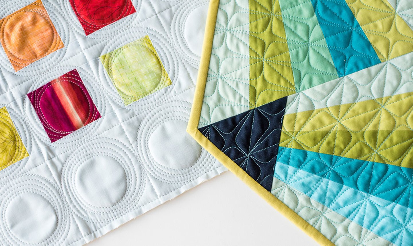 quilted quilt tops