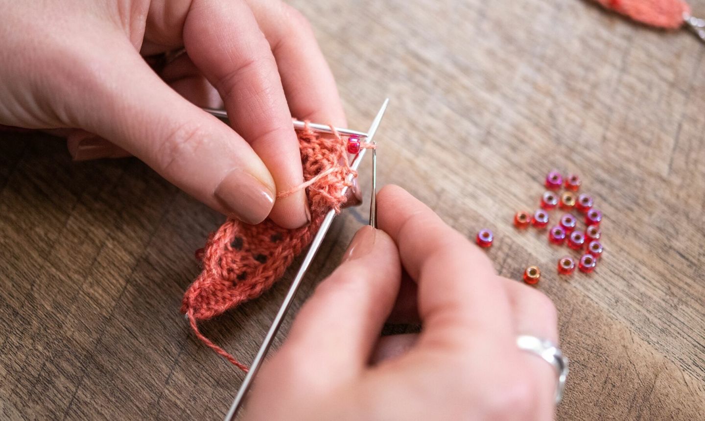 How to Add Beads to Knitting [Tutorial]