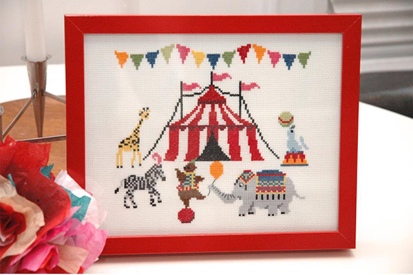 Circus Cross-stitch Pattern