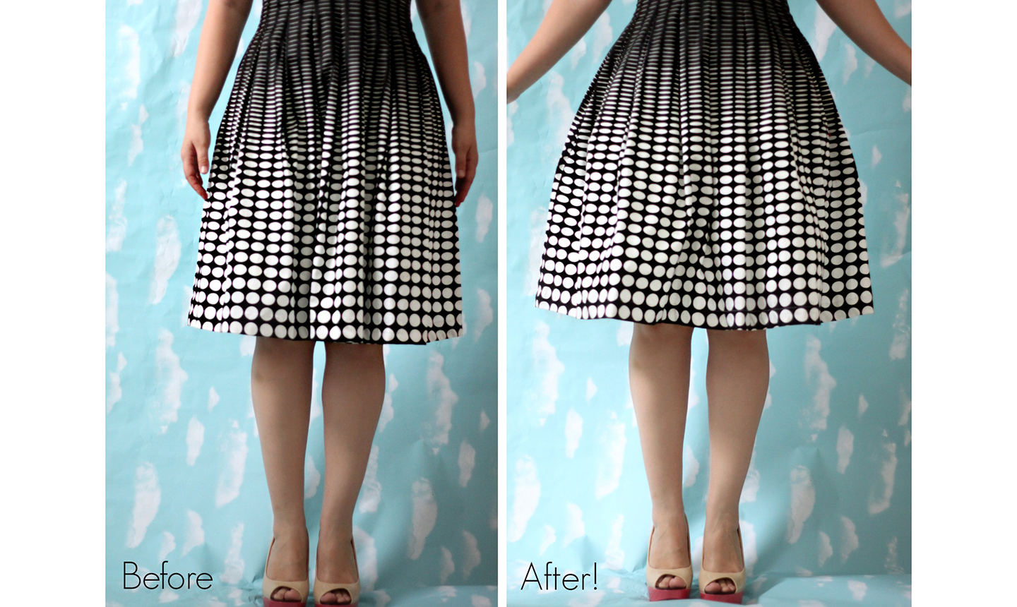 How to sew a simple cotton petticoat 