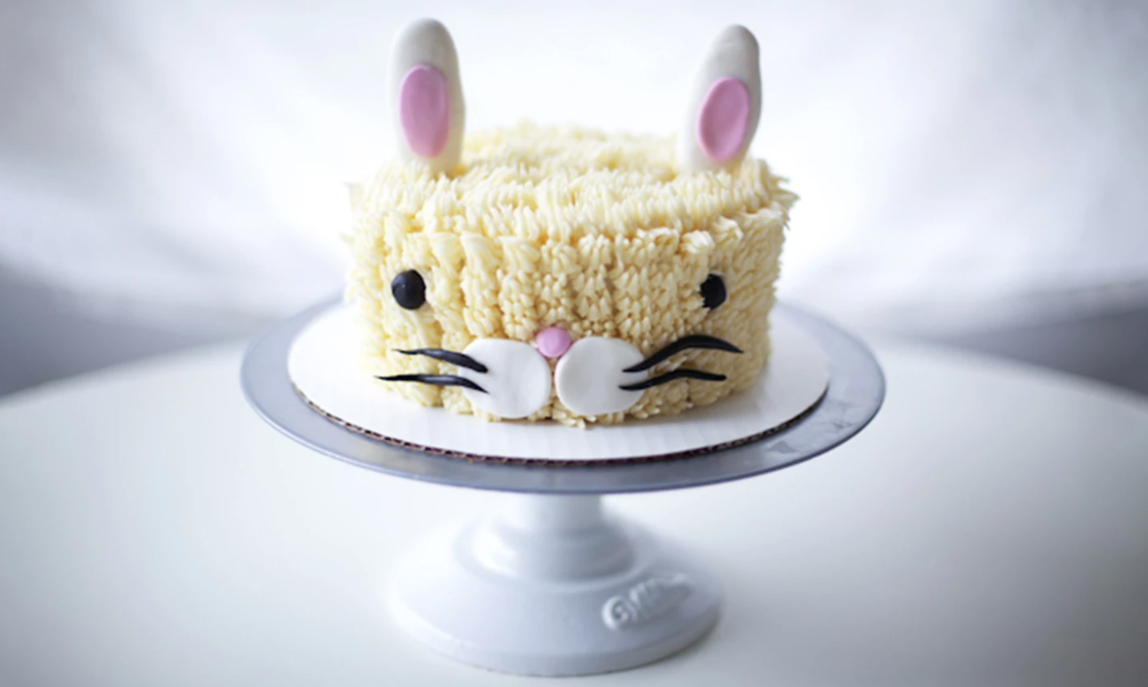 Fluffy Bunny Butt Cake - My Food and Family