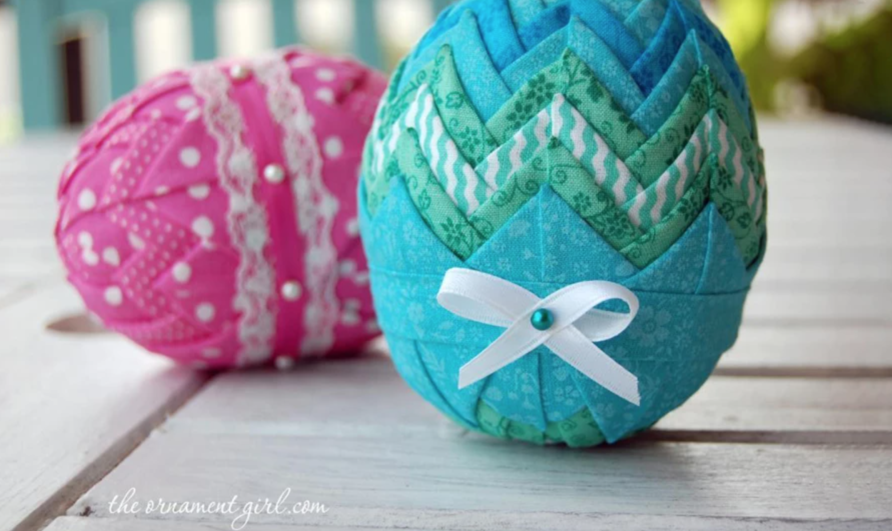 quilted easter eggs