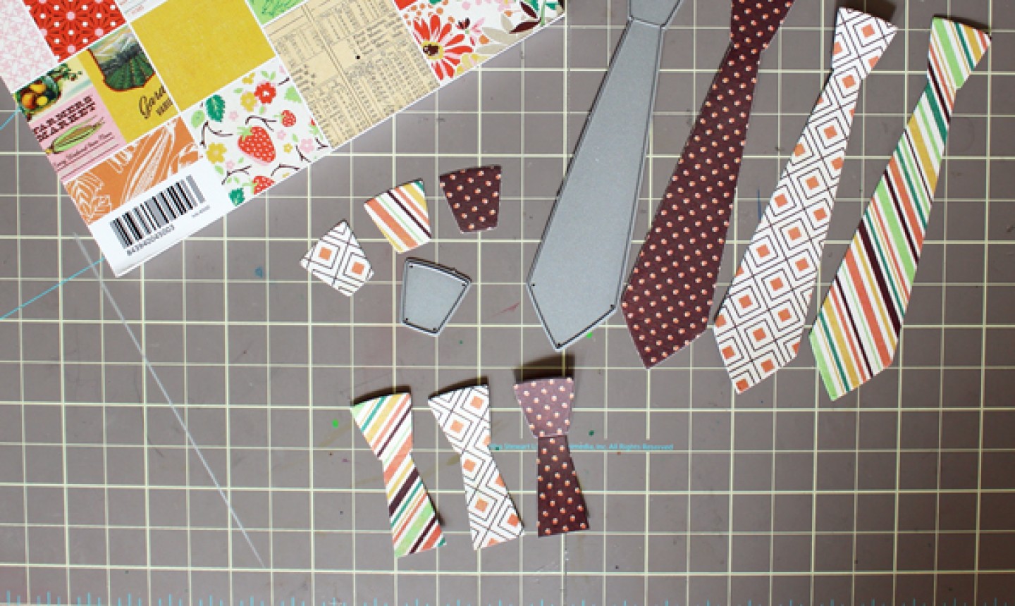 cut out paper ties