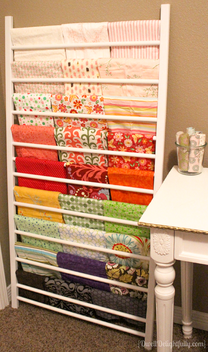 Neat Way to Fold and Organise Fabric