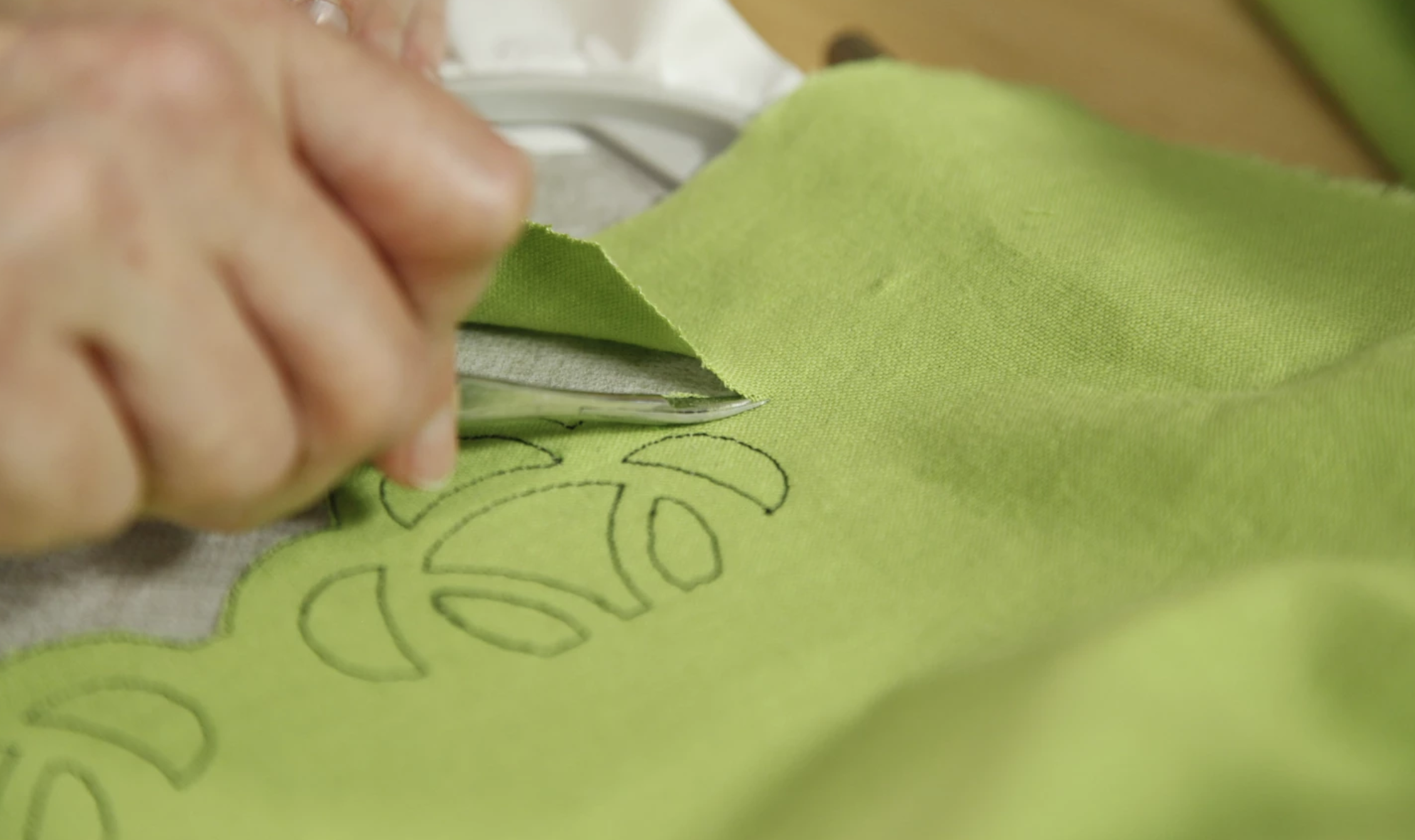 How to Machine Embroider on a Yoga Mat – Needle Work