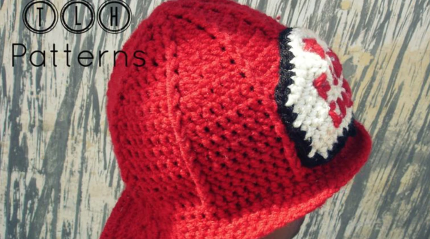 crochet fireman hat