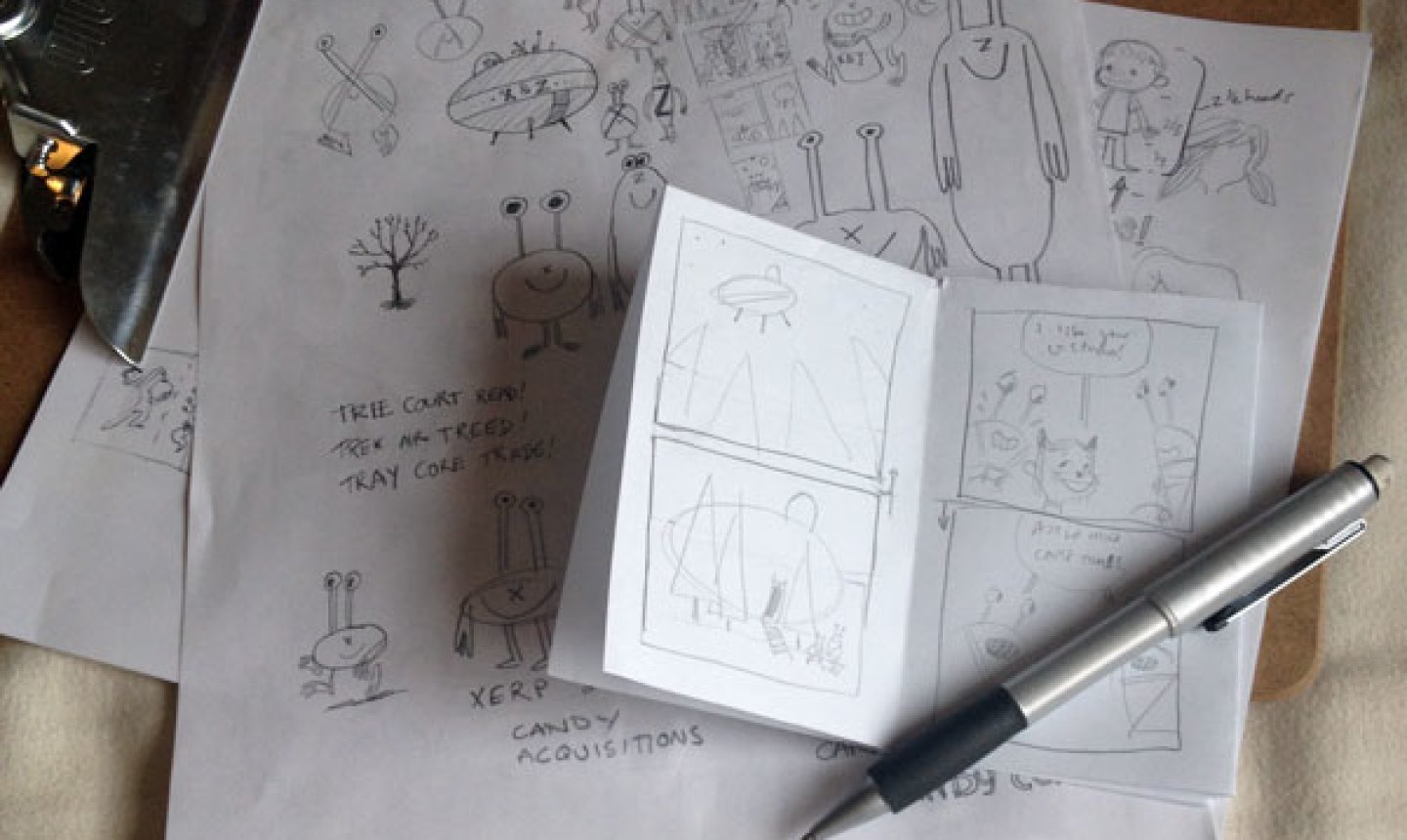 How To Make A Mini-Comic with One Sheet Of Paper 