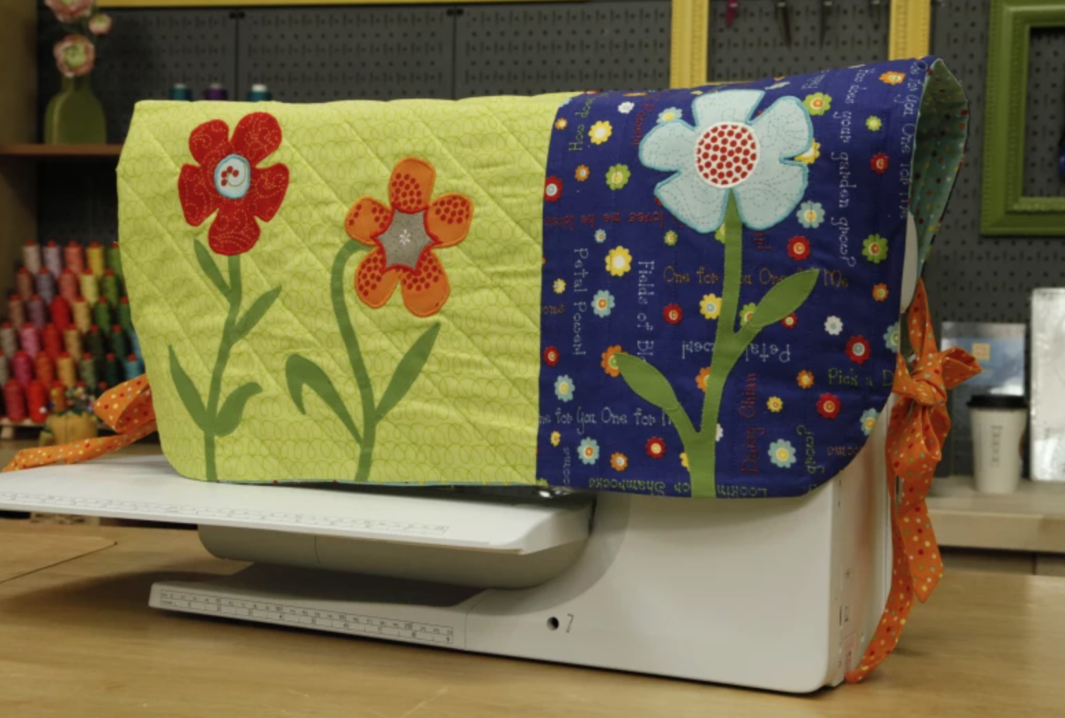 quilted sewing machine cover