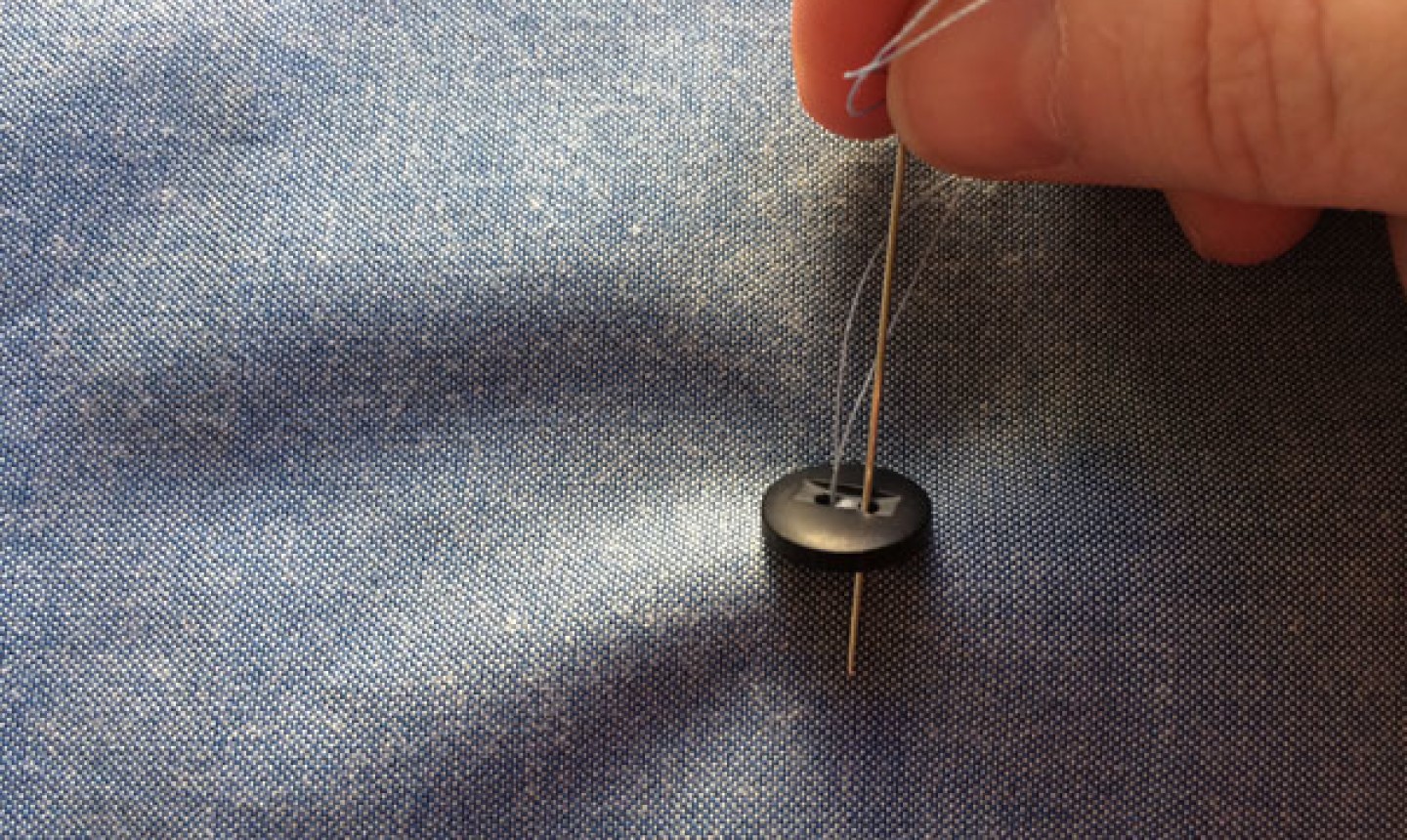 How to Sew on a Button — How to Sew a Button Back on By Hand