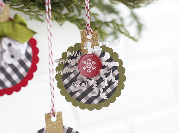 snowflake paper ornament