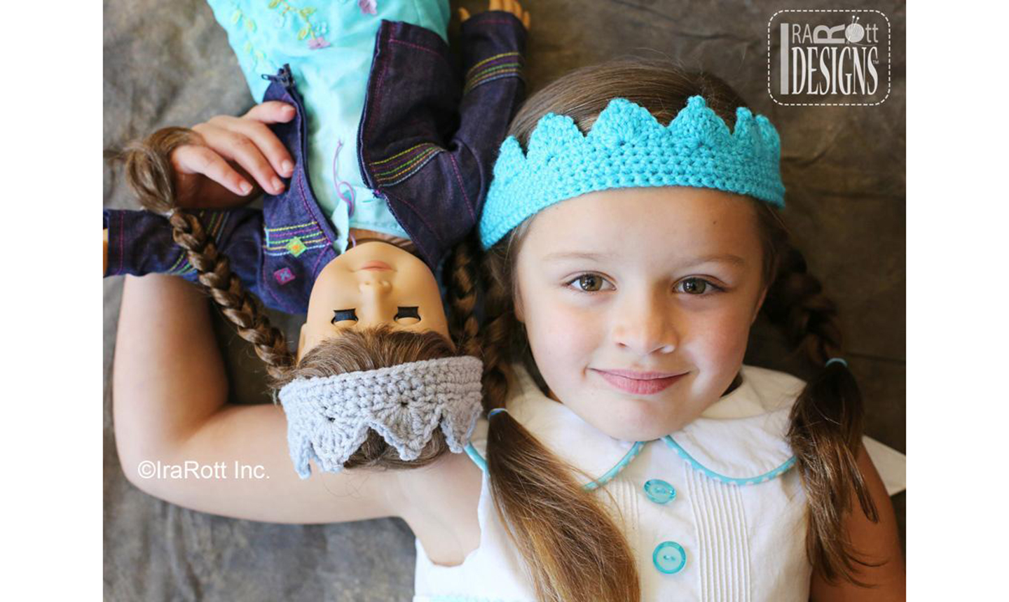 Crochet princess crown