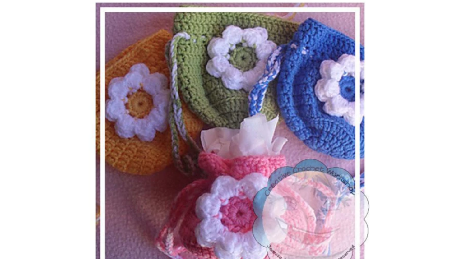 Crochet small hot sale gift bag