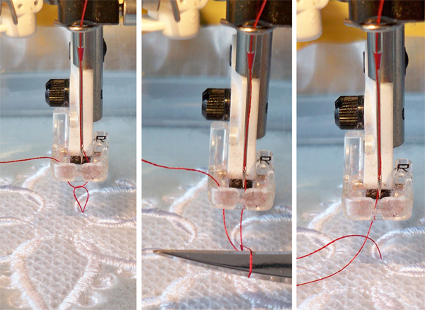 looping bobbin thread