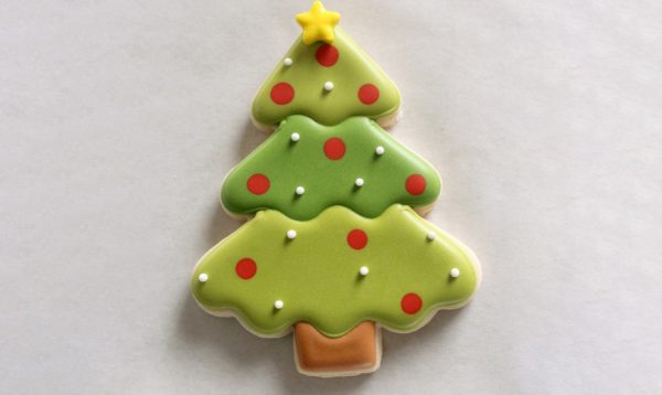 Decorated Christmas Tree Cookies | Craftsy