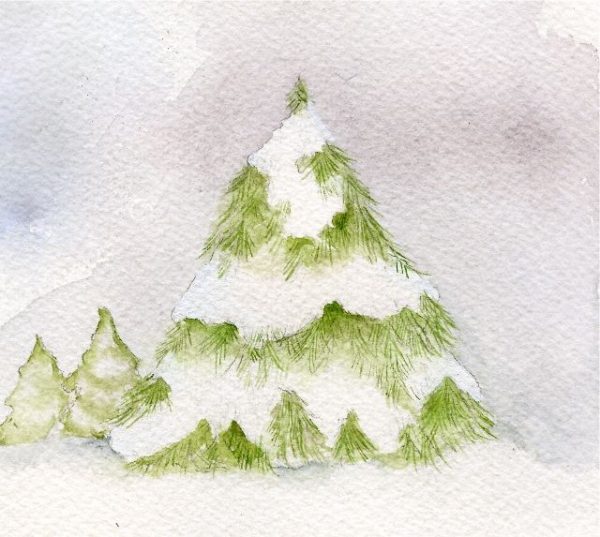 How to Paint Snow on Trees and Bushes Craftsy