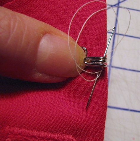 How to sew hook and eye, Method to stitch hook and eye, Easy method to  stitch hook and eye, 1. 