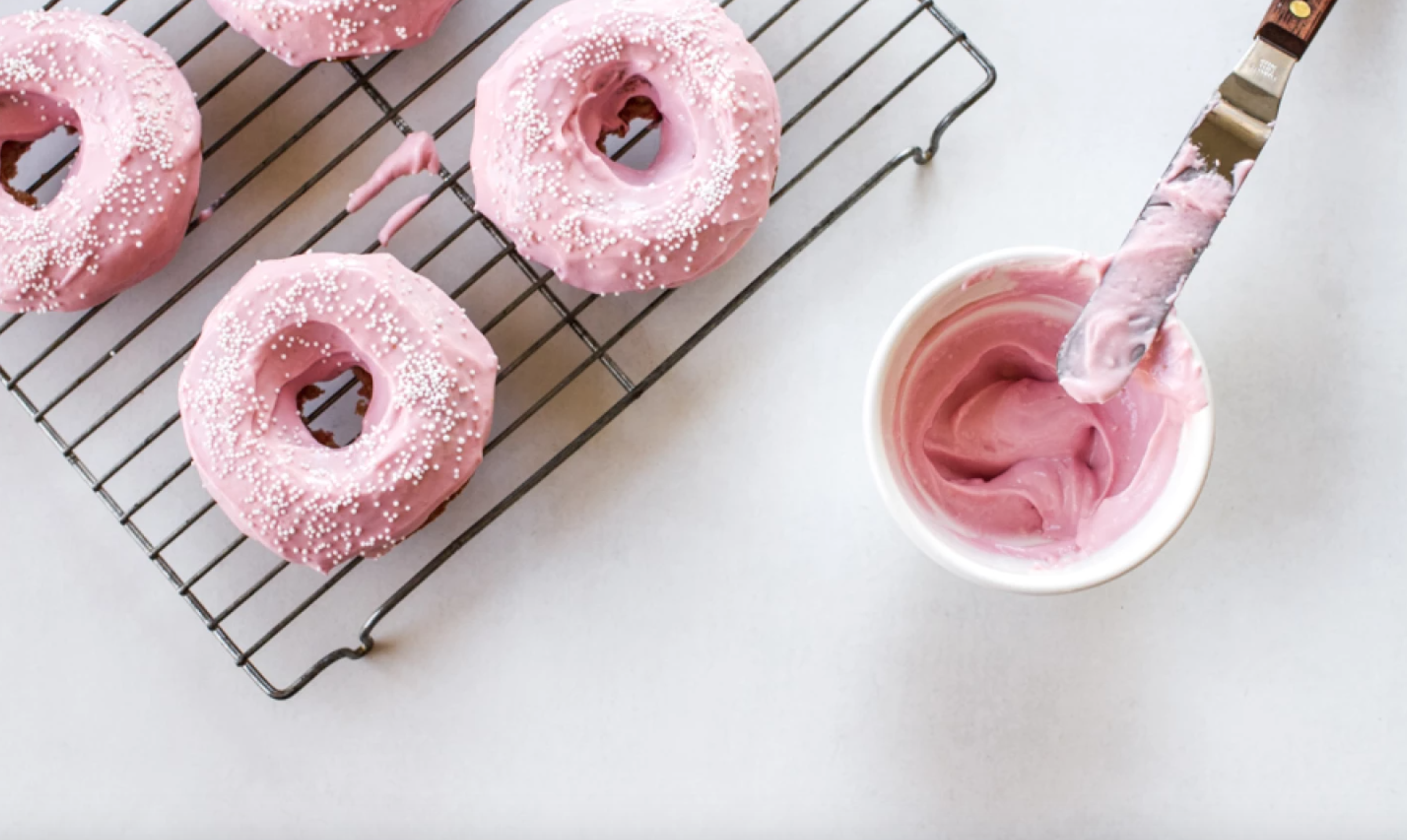 pink donuts