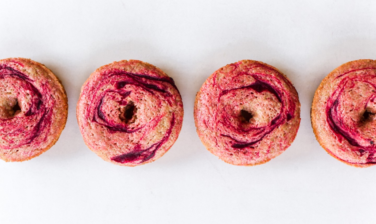 baked beet donuts