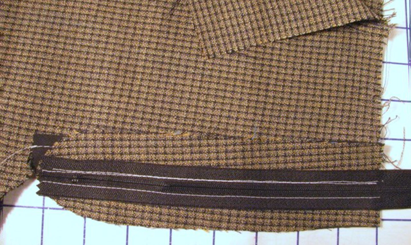 sewing fly front seam
