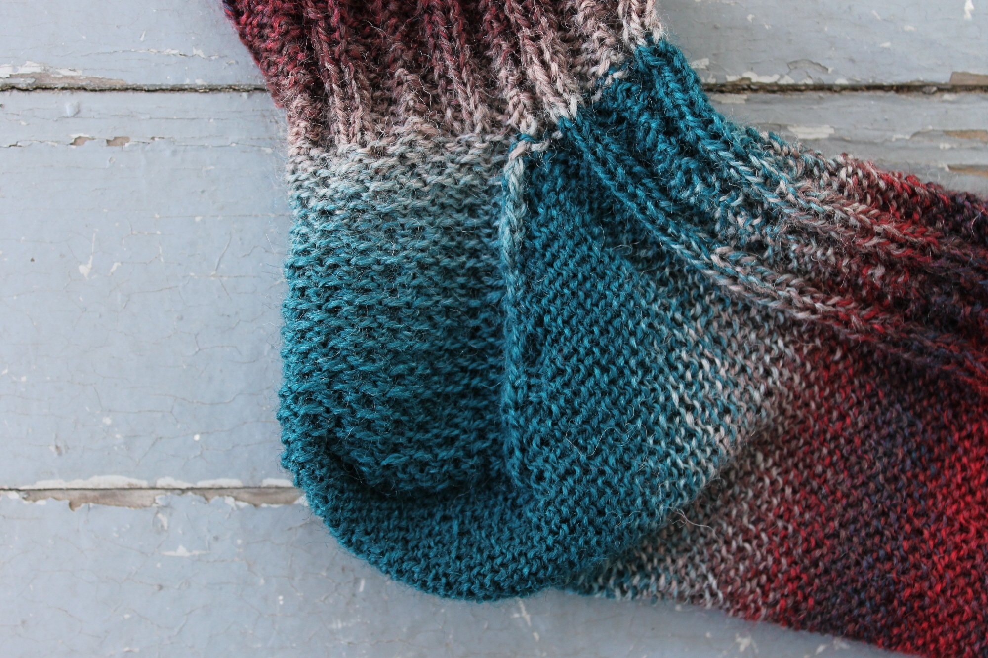 Sock Skills: How to Knit a Sock Heel on 