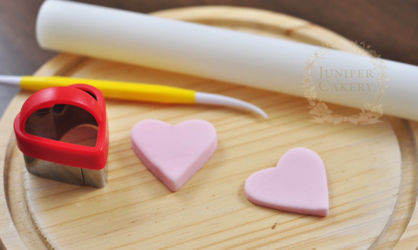 fondant hearts