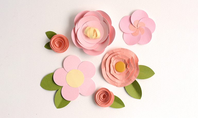 Variety of Paper Flowers