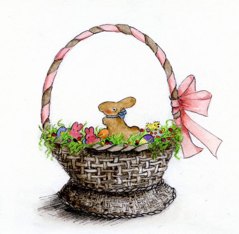 How to Draw and Paint a Treat-Filled Easter Basketproduct featured image thumbnail.