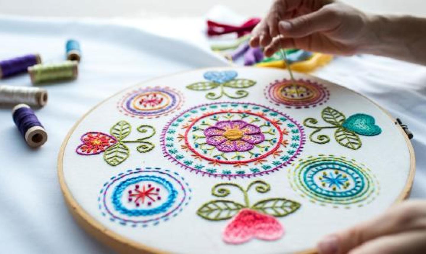 embroidering hoop