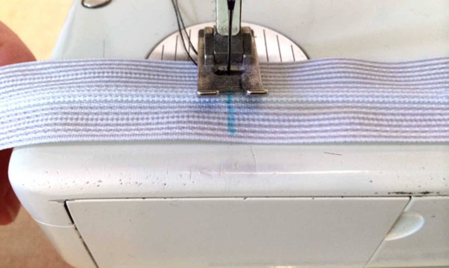 sewing across zipper