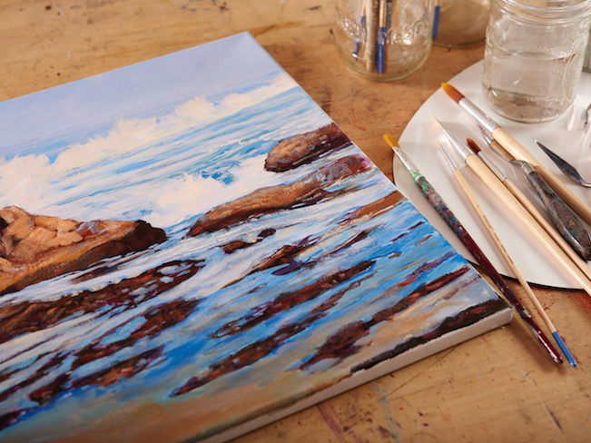 8 Invaluable Tips for Painting on Canvasarticle featured image thumbnail.