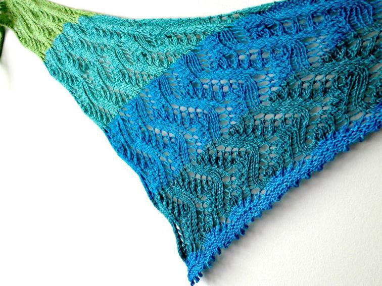 Variegated Shawls with Free Knitting Patterns - Knit'n Wool