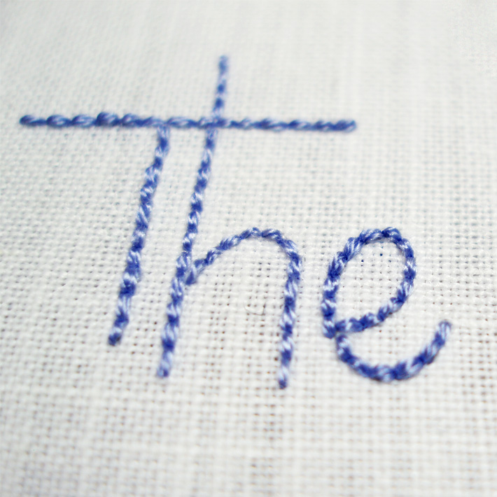 Learn How To Embroider Your Handwriting