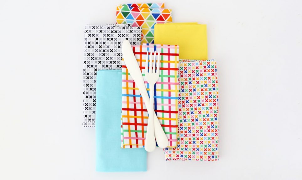 DIY Dinner Napkins — Learn It. Make It. On Bluprint! Craftsy