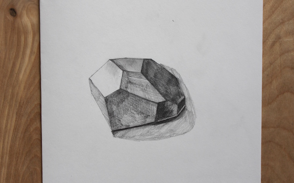 3d diamond drawing