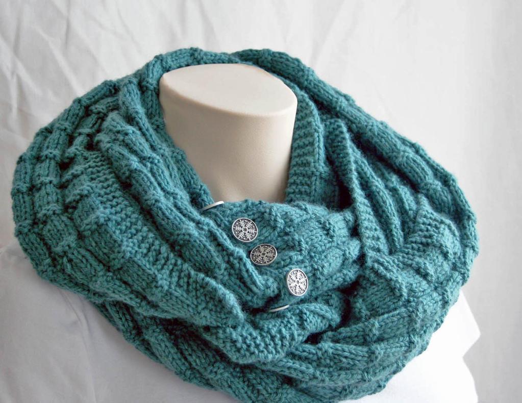 Cozy soft scarf knit infinity scarf Dove grey and pink scarf knit scarf cowl scarf Wool scarf Winter scarf knit cowl scarf