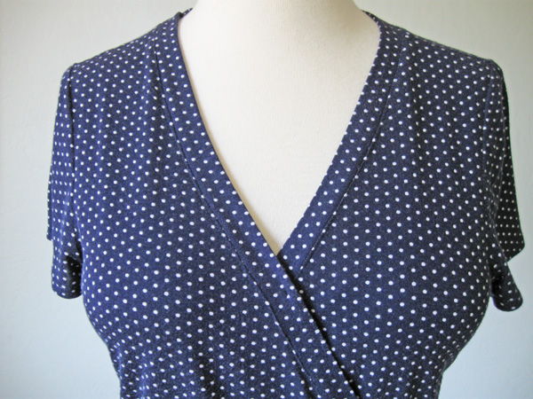 How to Adjust the Neckline of a Wrap Dress | Craftsy