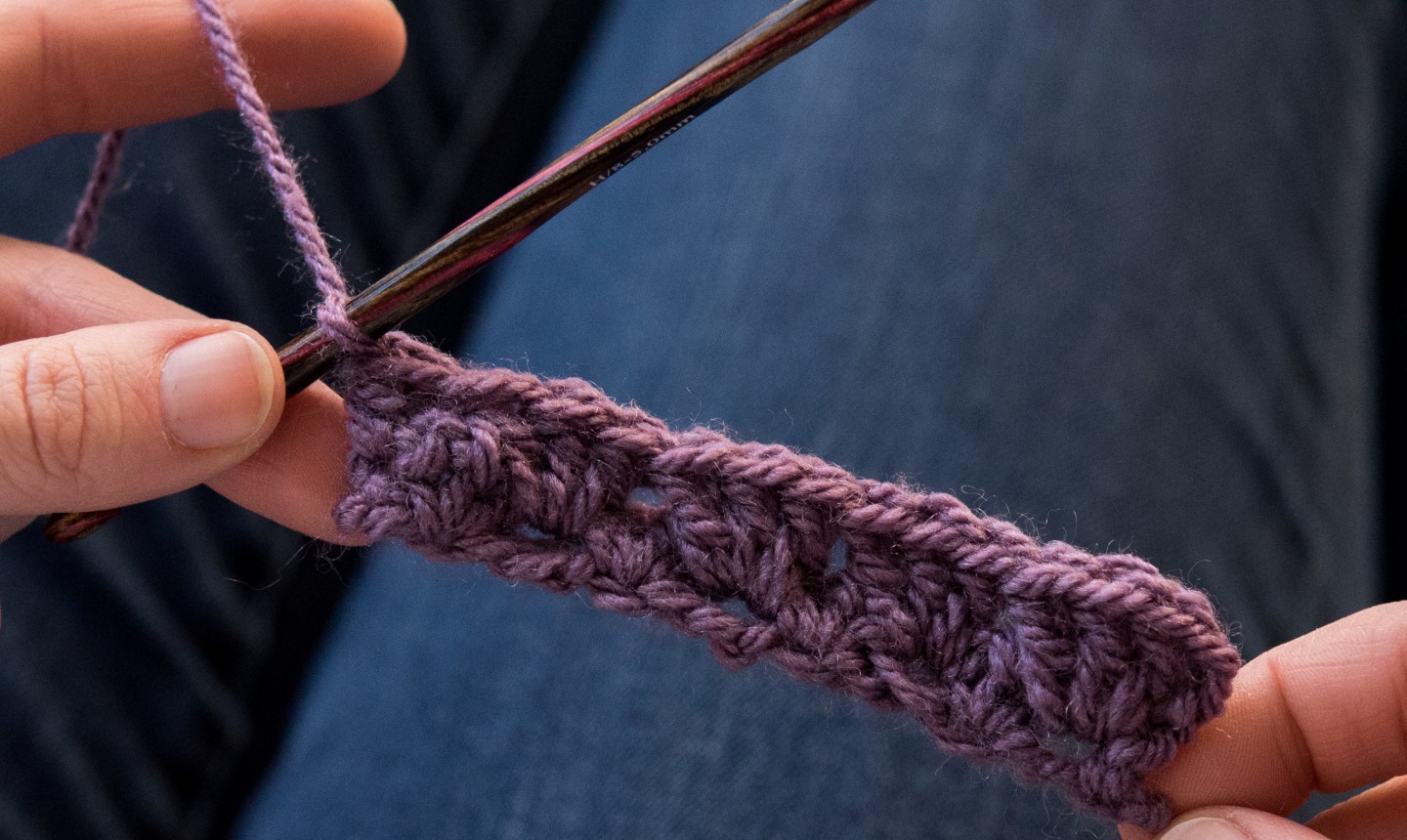 primrose crochet stitching
