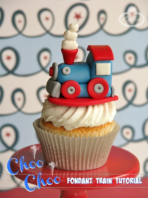 Learn How To Make Train Cupcake Toppers Craftsy