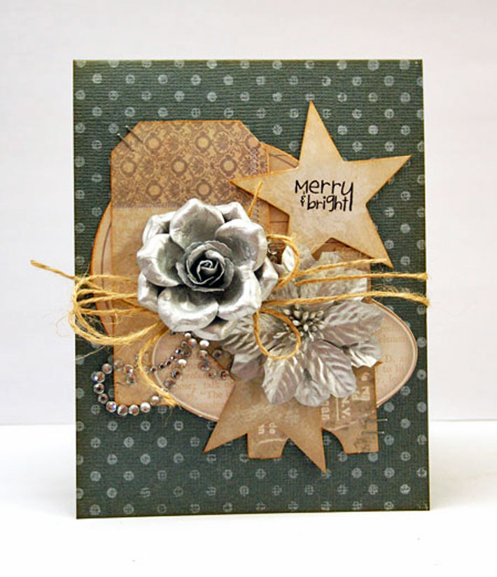 Stick on card embellishments for card making 